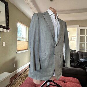 Tom James custom suit, light grey, 42L